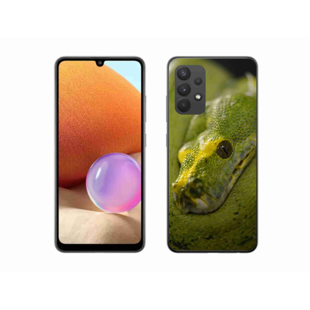 Gél védőburkolat mmCase Samsung Galaxy A32 4G - kígyó 2