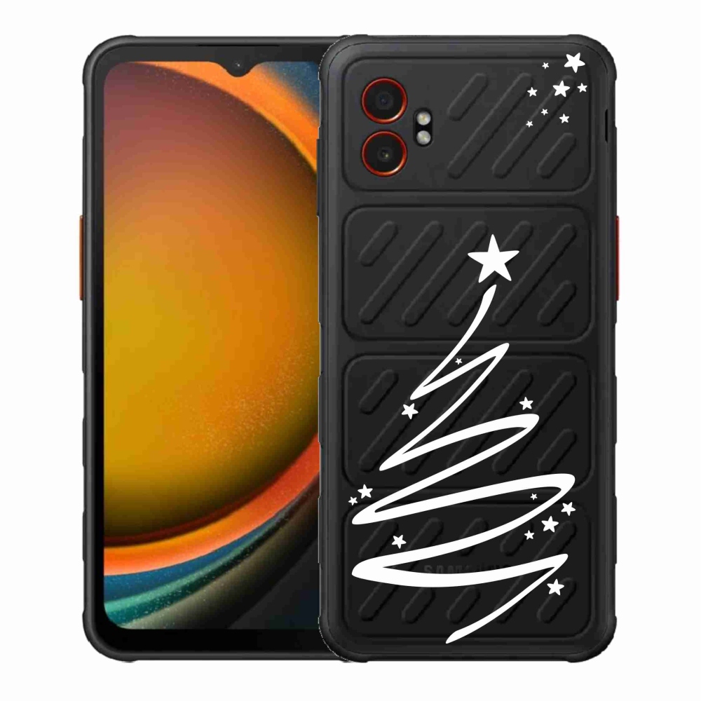 Gél borítás mmCase Samsung Galaxy Xcover 7 Pro készülékhez - fehér fa átlátszó háttéren