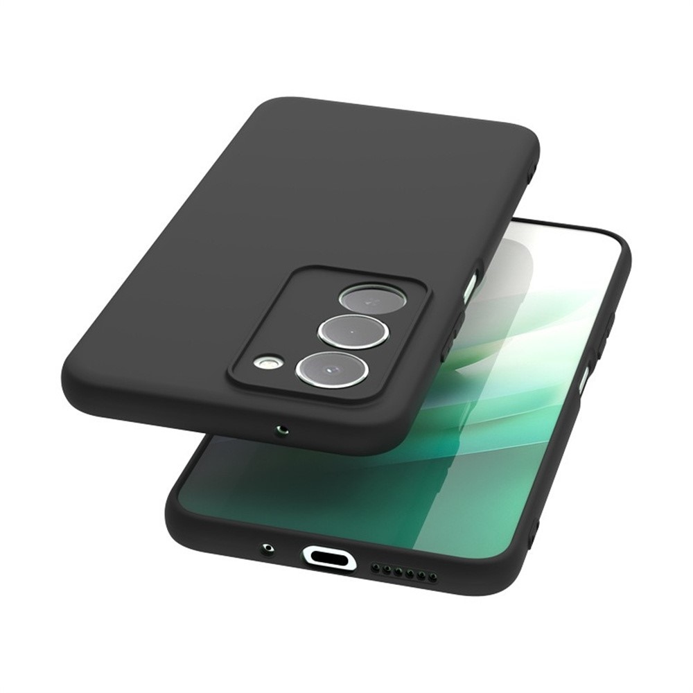 Matt zselés tok Xiaomi Redmi 15 5G (169mm) - fekete