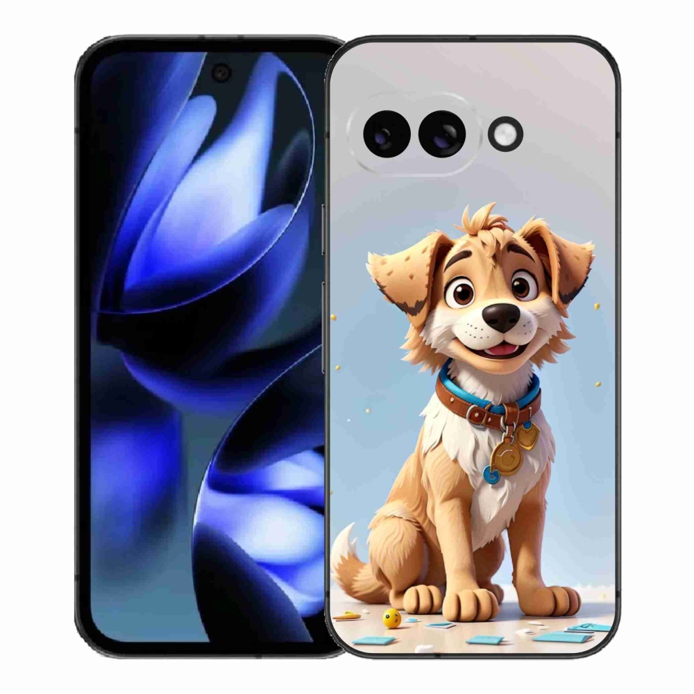 Gél borítás mmCase a Google Pixel 9a számára - rajzfilm kiskutya