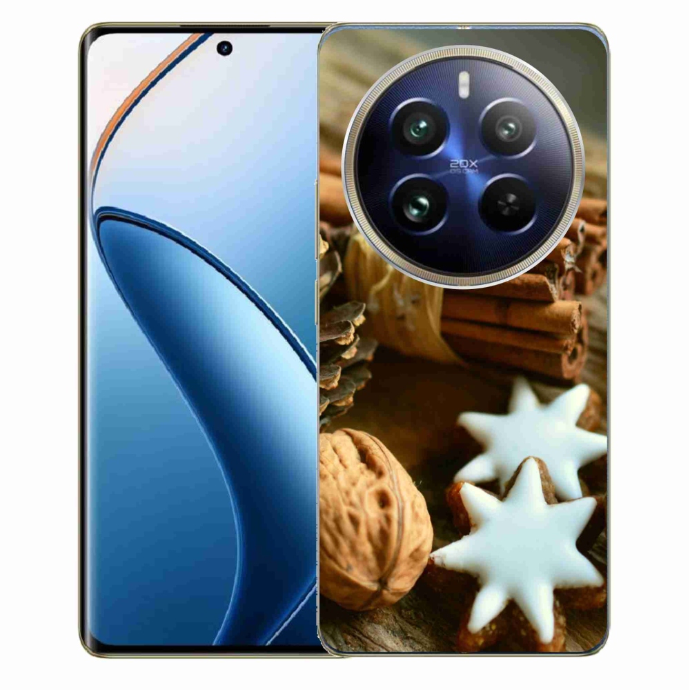 Gél borítás mmCase a Realme 12 Pro 5G/12 Pro+ 5G számára - fahéj és mézeskalács