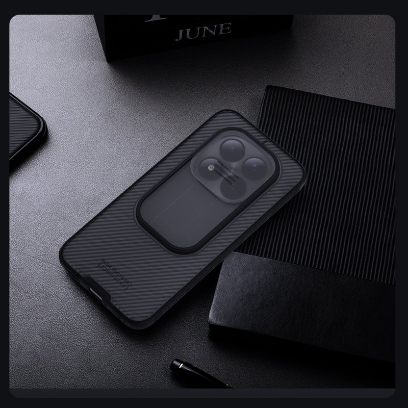 Nillkin CamShield PRO hátlap Xiaomi Redmi Note 15 Pro 5G számára átlátszó fekete