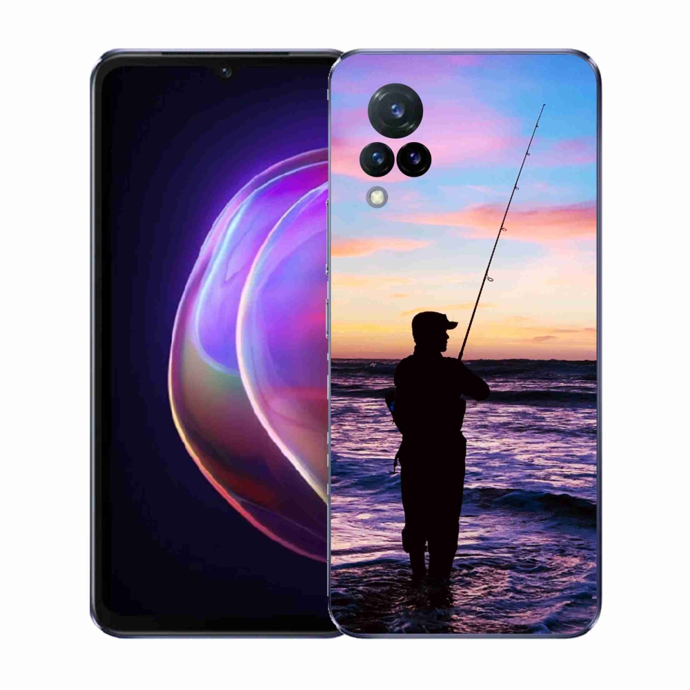 Gél borítás mmCase a Vivo V21 4G/5G számára - halászat 1
