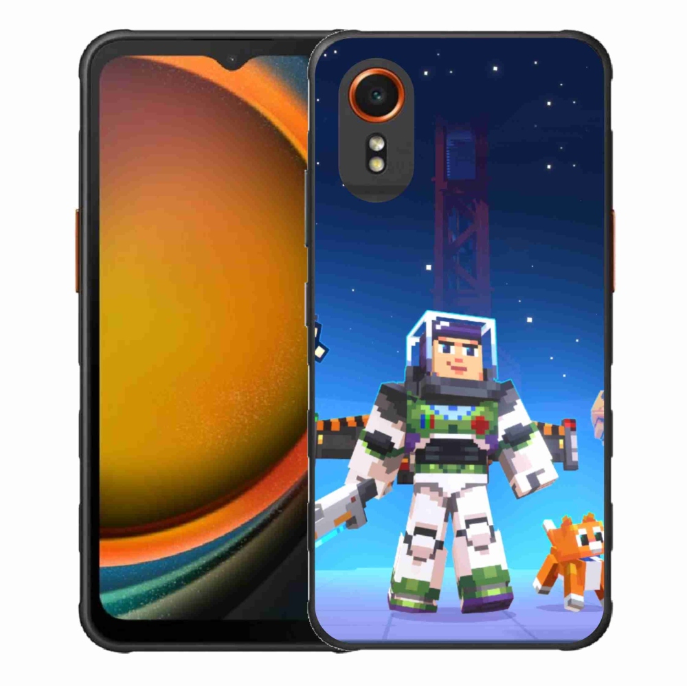 Gél borítás mmCase Samsung Galaxy Xcover 7 készülékhez - minecraft 2