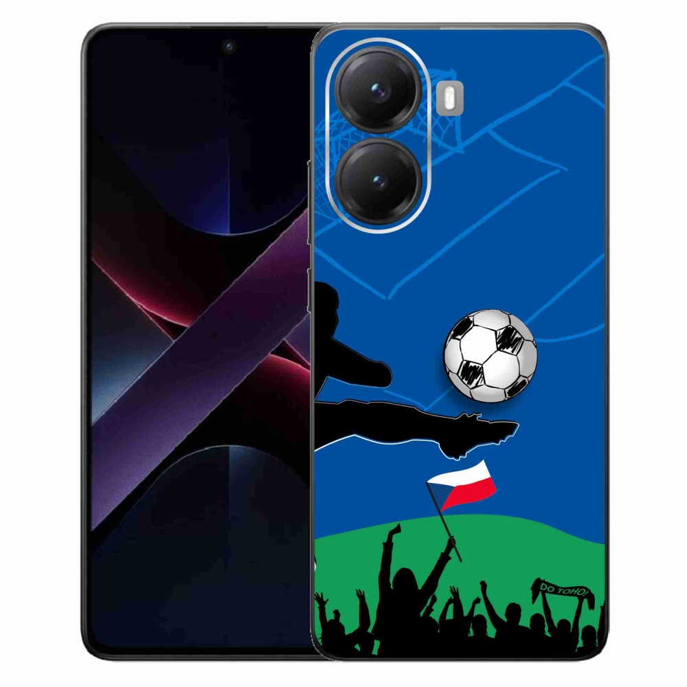 Gél borítás mmCase a Xiaomi Poco X7 Pro 5G-hez - futballszurkolóknak