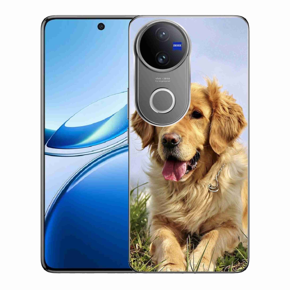 Zselés borítás mmCase a Vivo V50 5G készülékhez - golden retriever