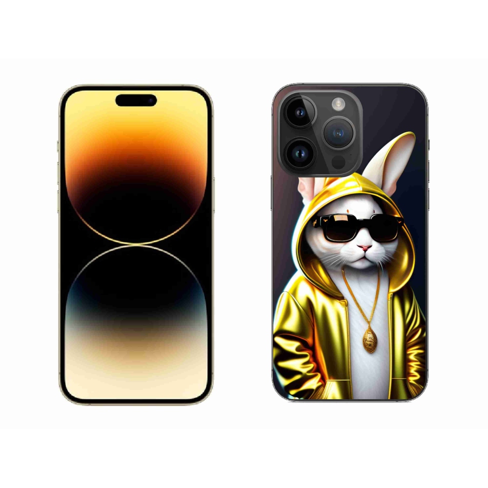 Zselés borítás mmCase iPhone 14 Pro Max készülékhez - cat boss