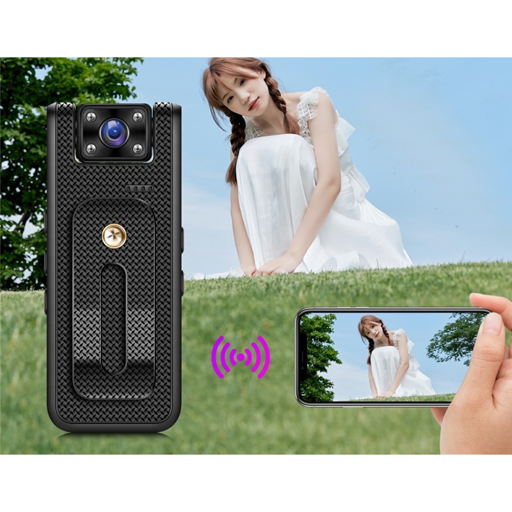 M11-A 4K akciókamera forgatható objektívvel és éjjellátó funkcióval