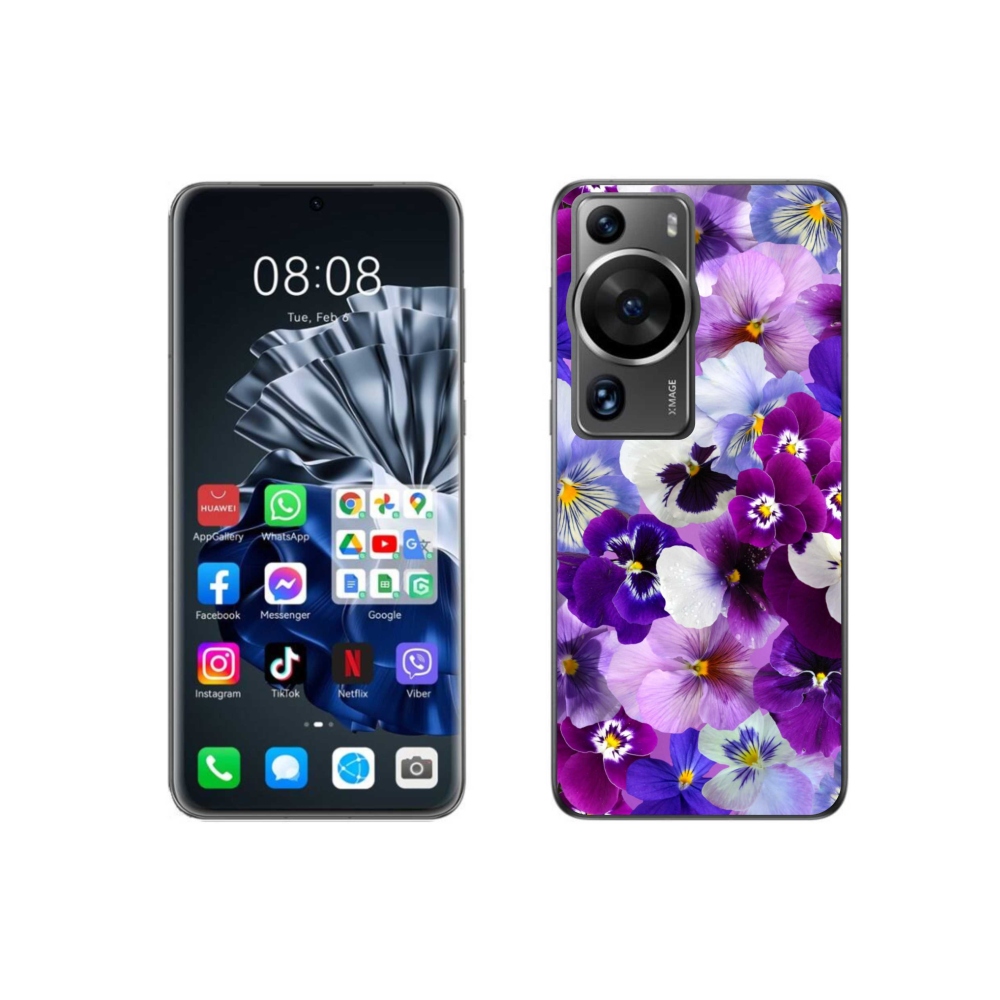 Gél borító mmCase a Huawei P60 Pro készülékhez - virág 9