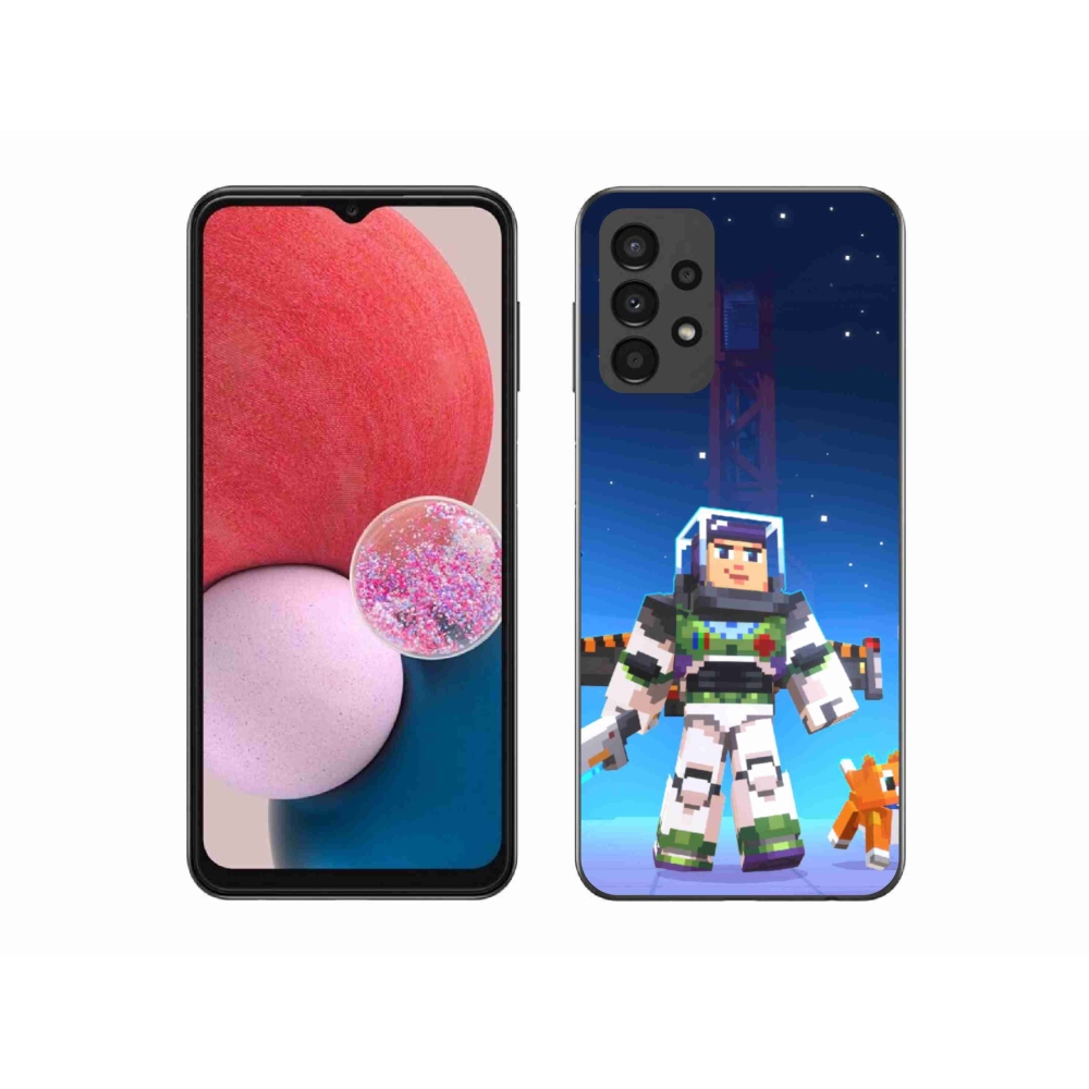 Gél borítás mmCase Samsung Galaxy A13 4G - minecraft 2