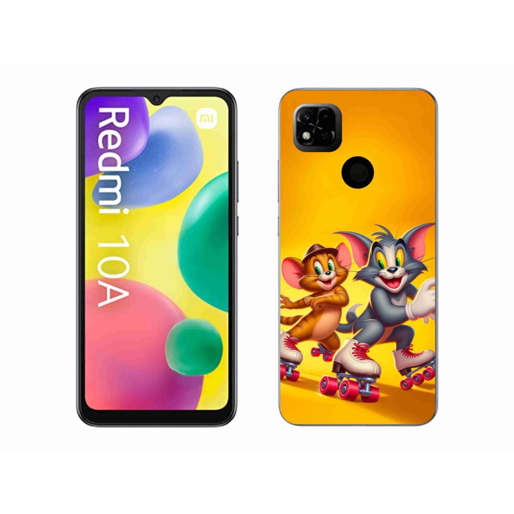 Gél borítás mmCase a Xiaomi Redmi 10A számára - tom a jerry