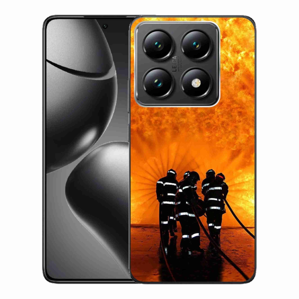 Gél borítás mmCase a Xiaomi 14T Pro számára - tűz
