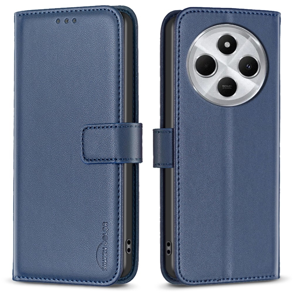 BNF könyvtáska Xiaomi Redmi 14C/Poco C75-hez - kék