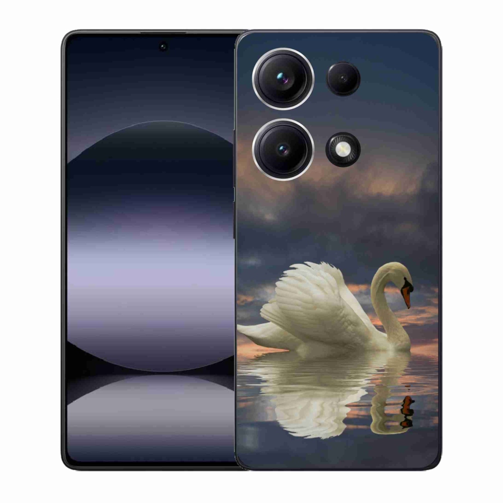 Gél borítás mmCase a Xiaomi Redmi Note 14S-hez - hattyú