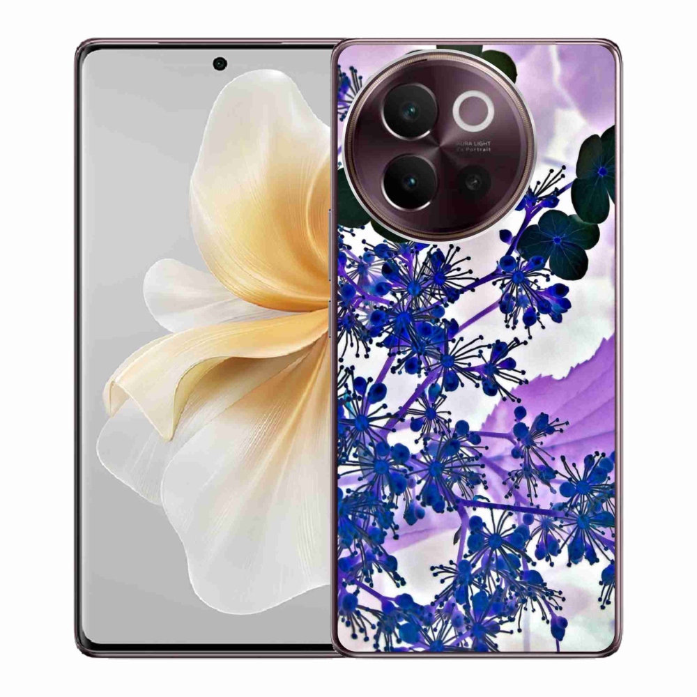 Gél borító mmCase a Vivo V40 Lite 5G készülékhez - hortenzia virág