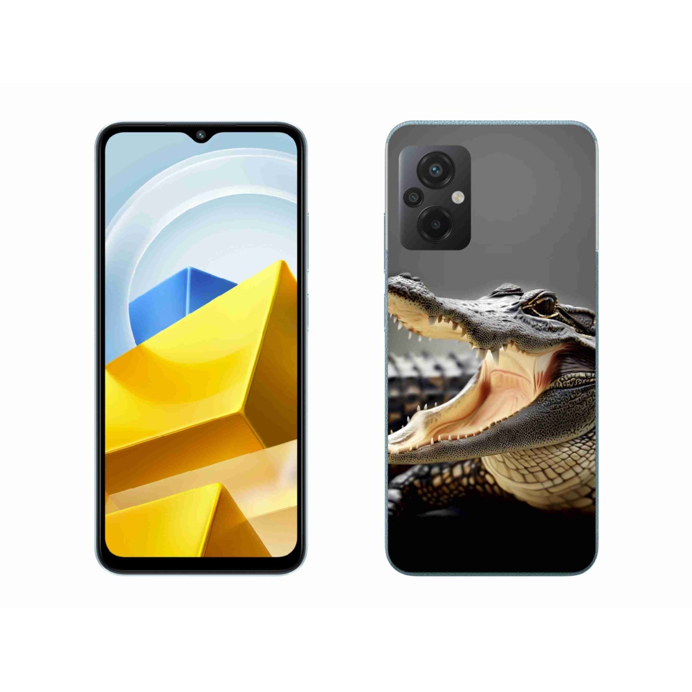 Gél borítás mmCase a Xiaomi Poco M5 4G-hez - krokodil