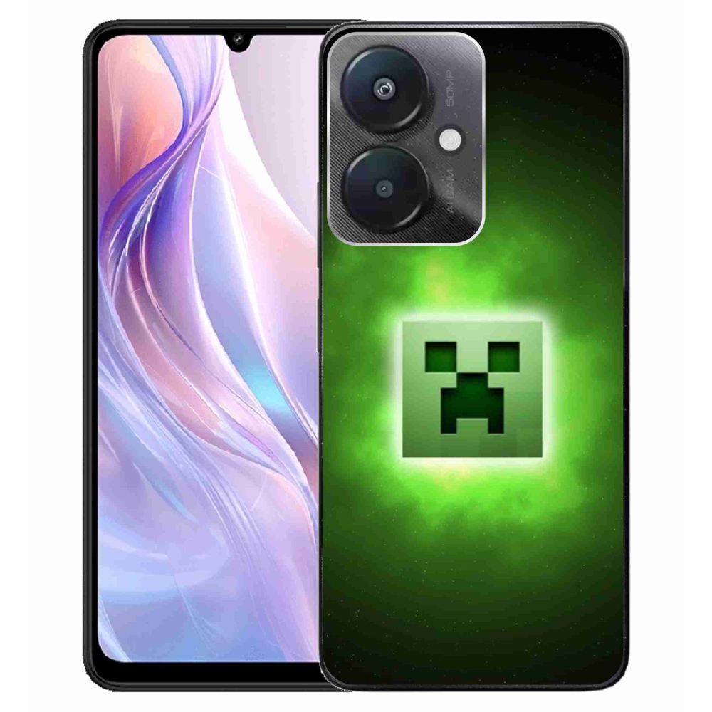 Gél borítás mmCase a Xiaomi Redmi 13C 5G számára - minecraft