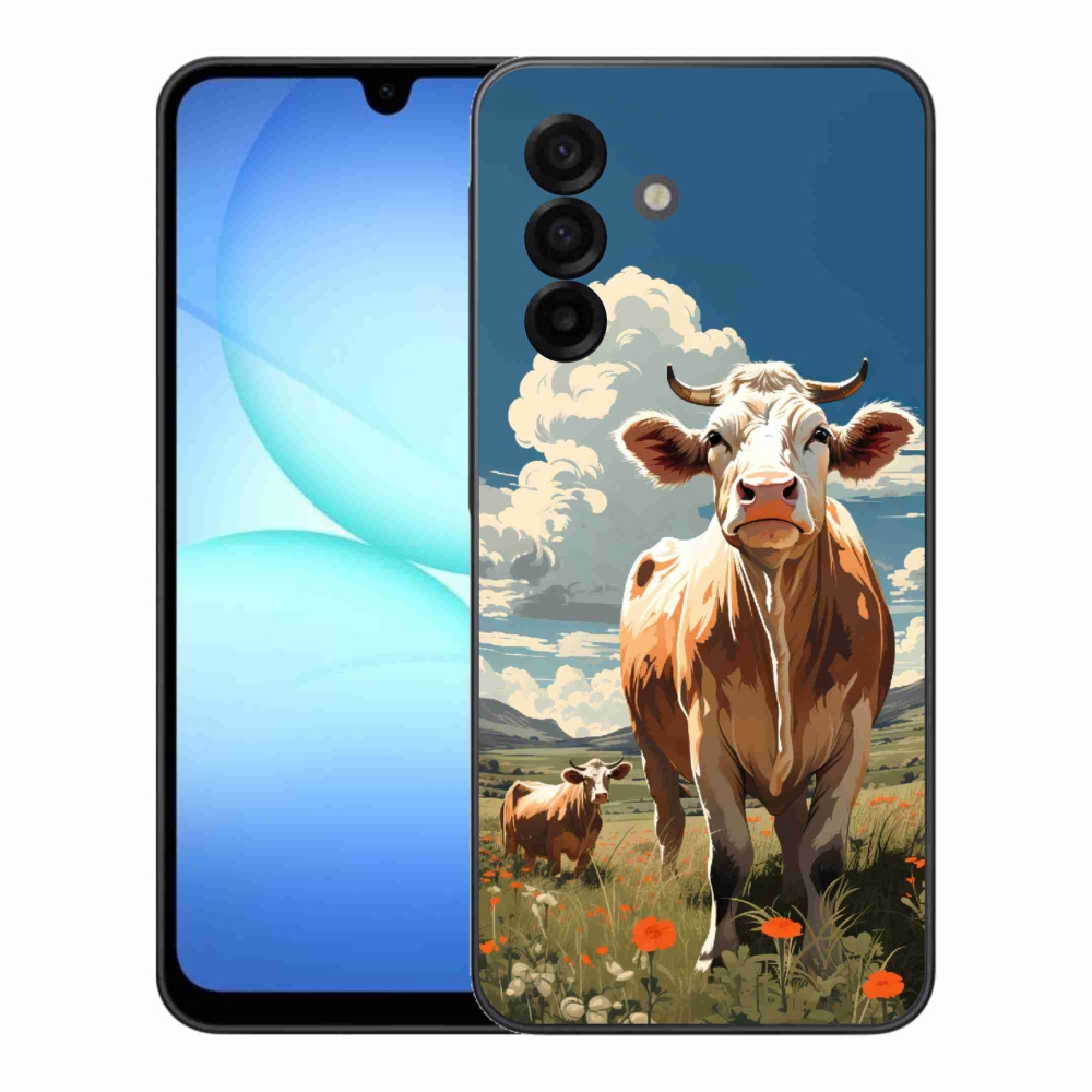 Zselés borítás mmCase Samsung Galaxy A17 4G/5G - tehenek a réten