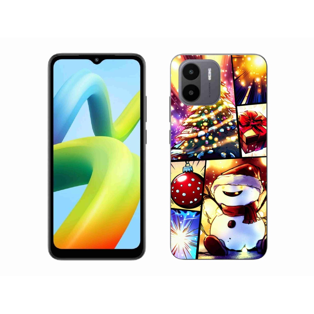 Gél borítás mmCase a Xiaomi Redmi A1/Redmi A2 készülékhez - karácsonyi motívumok 1