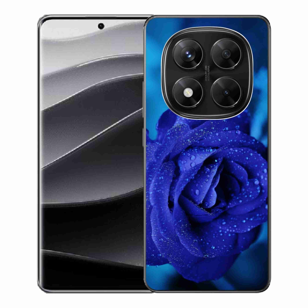 Gél borítás mmCase a Xiaomi Redmi Note 14 Pro 5G/Poco X7 5G számára - kék rózsa