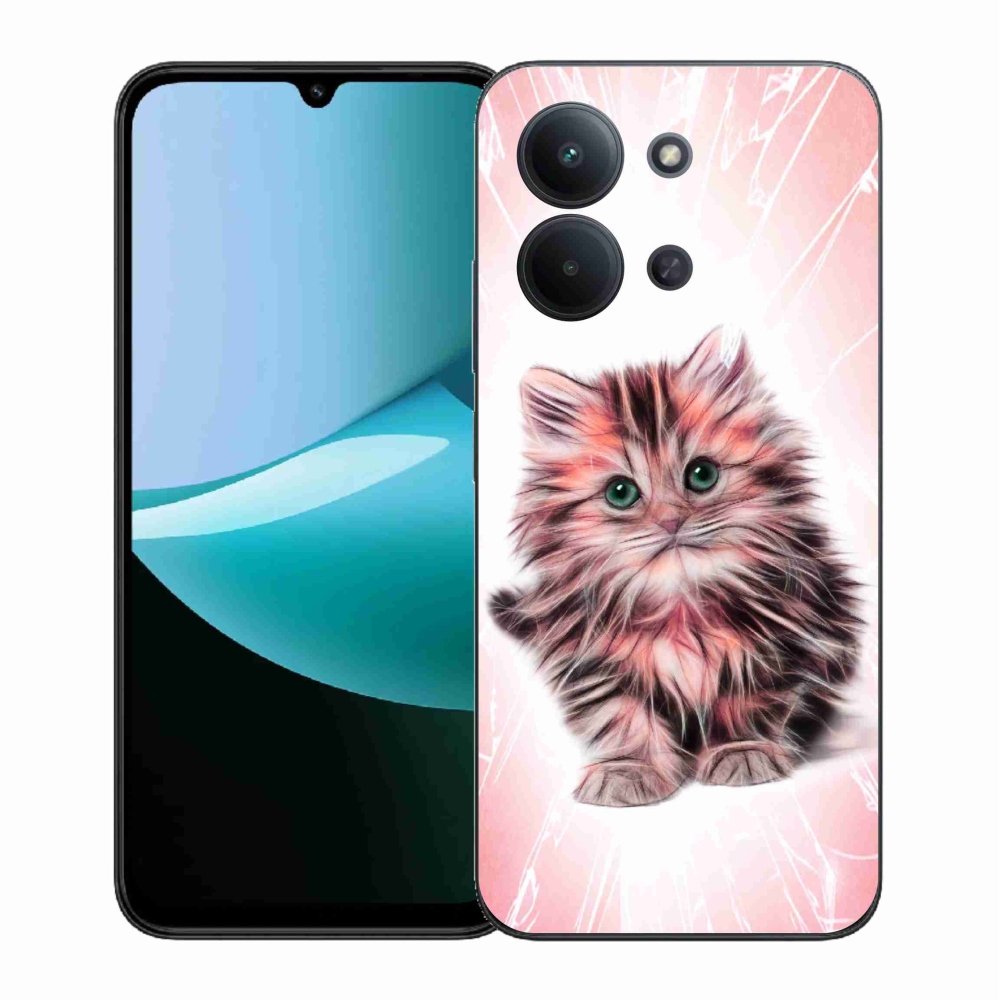 Gél borítás mmCase a Xiaomi Redmi 15C 4G (171mm)/Poco C85 4G (171mm) - cuki cica számára