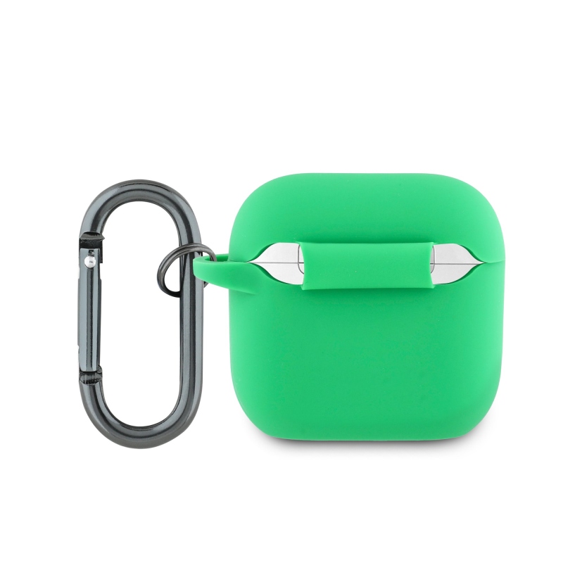 Lacoste Liquid szilikon krokodil logós tok AirPods 4 készülékhez Zöld