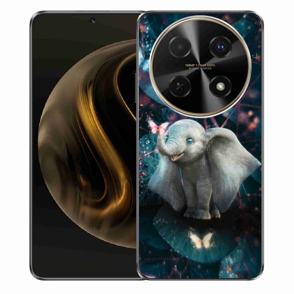 Gél borító mmCase a Huawei Nova 12i készülékhez - aranyos elefánt