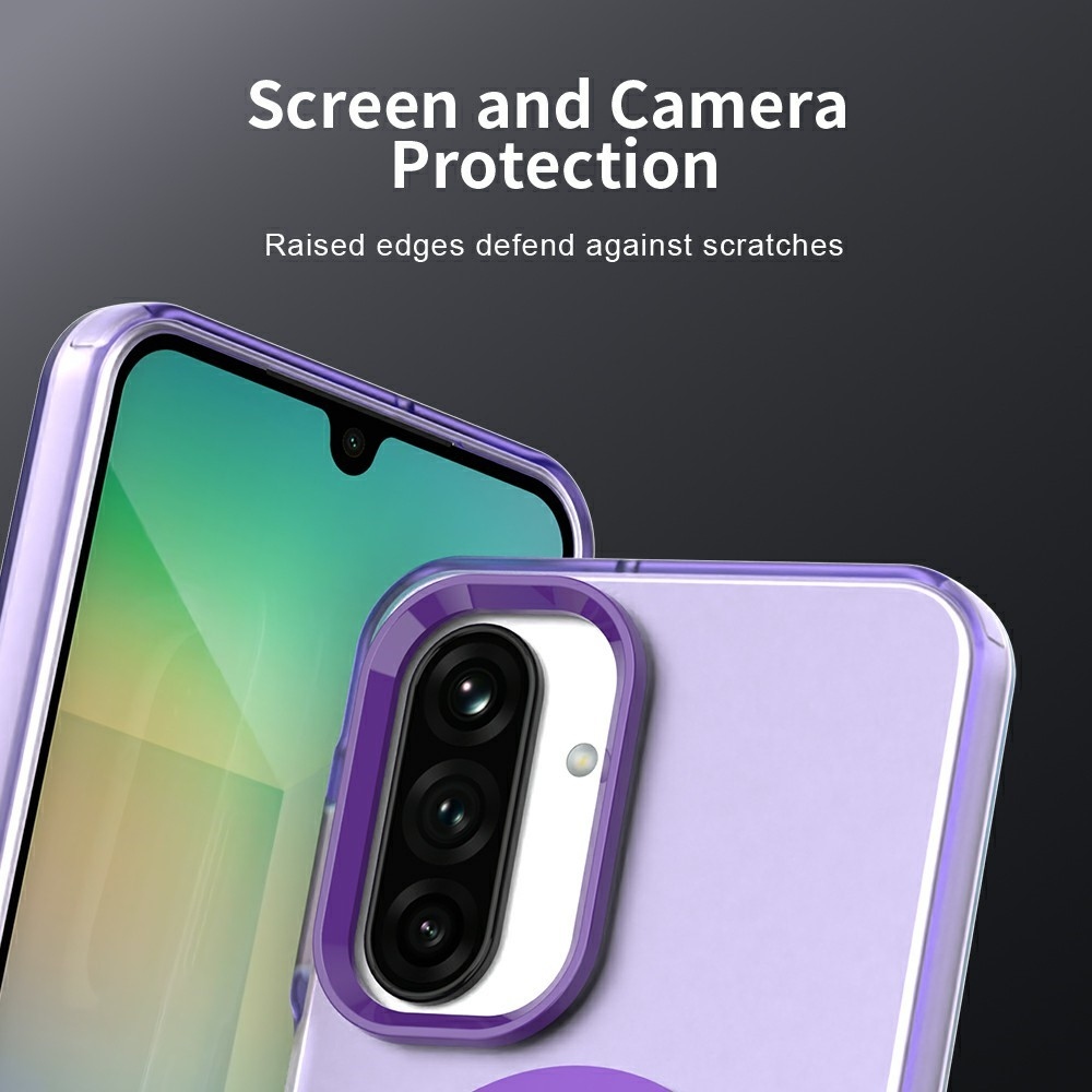 Candy zselés tok MagSafe-val a Samsung Galaxy A26 5G készülékre - lila