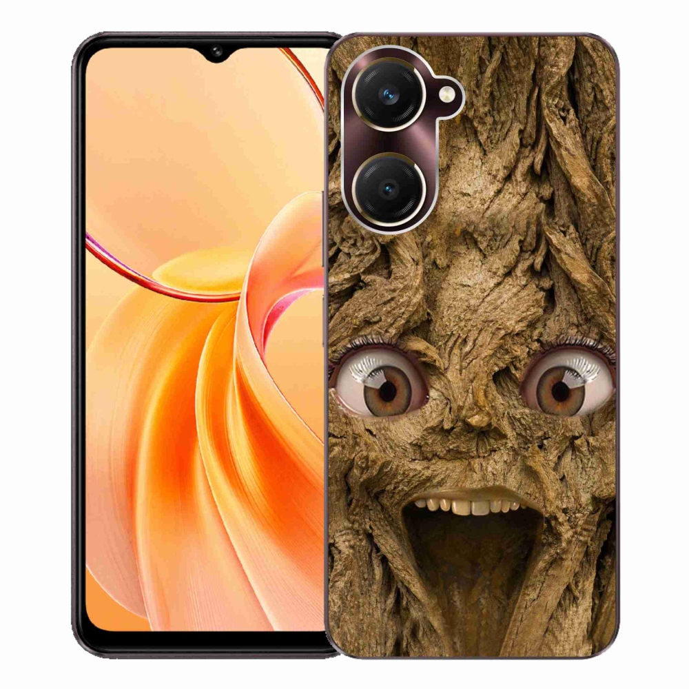 Gélburkolat mmCase a Vivo Y28s 5G-n - boldog fa szemekkel