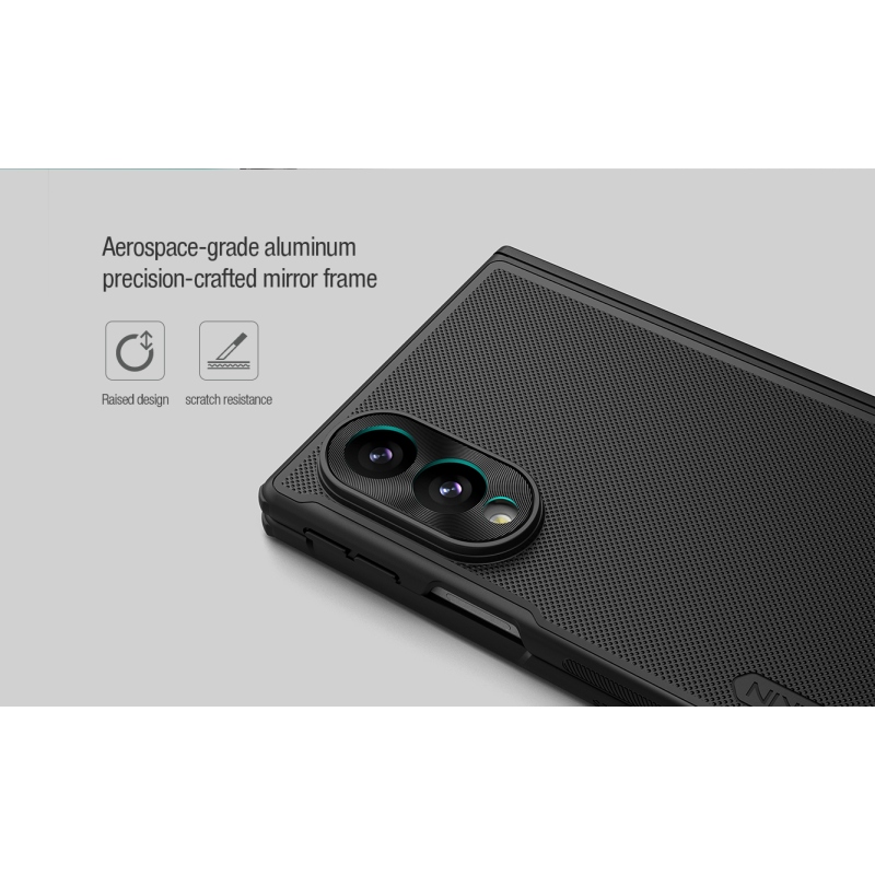 Nillkin Super Frosted FOLD mágneses hátlap a Samsung Galaxy Z Fold 8-hoz, fekete