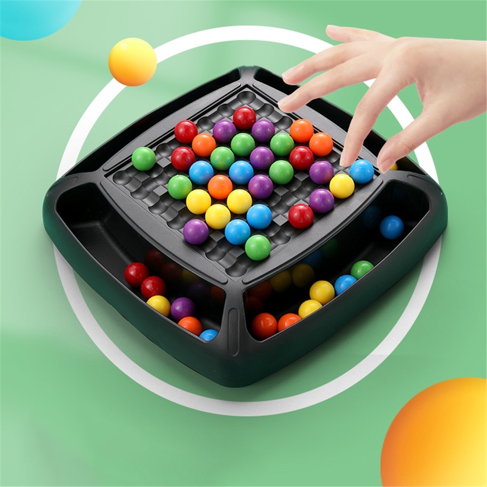 Motoros játék színes golyókkal a gyermekek koncentrációjának fejlesztésére