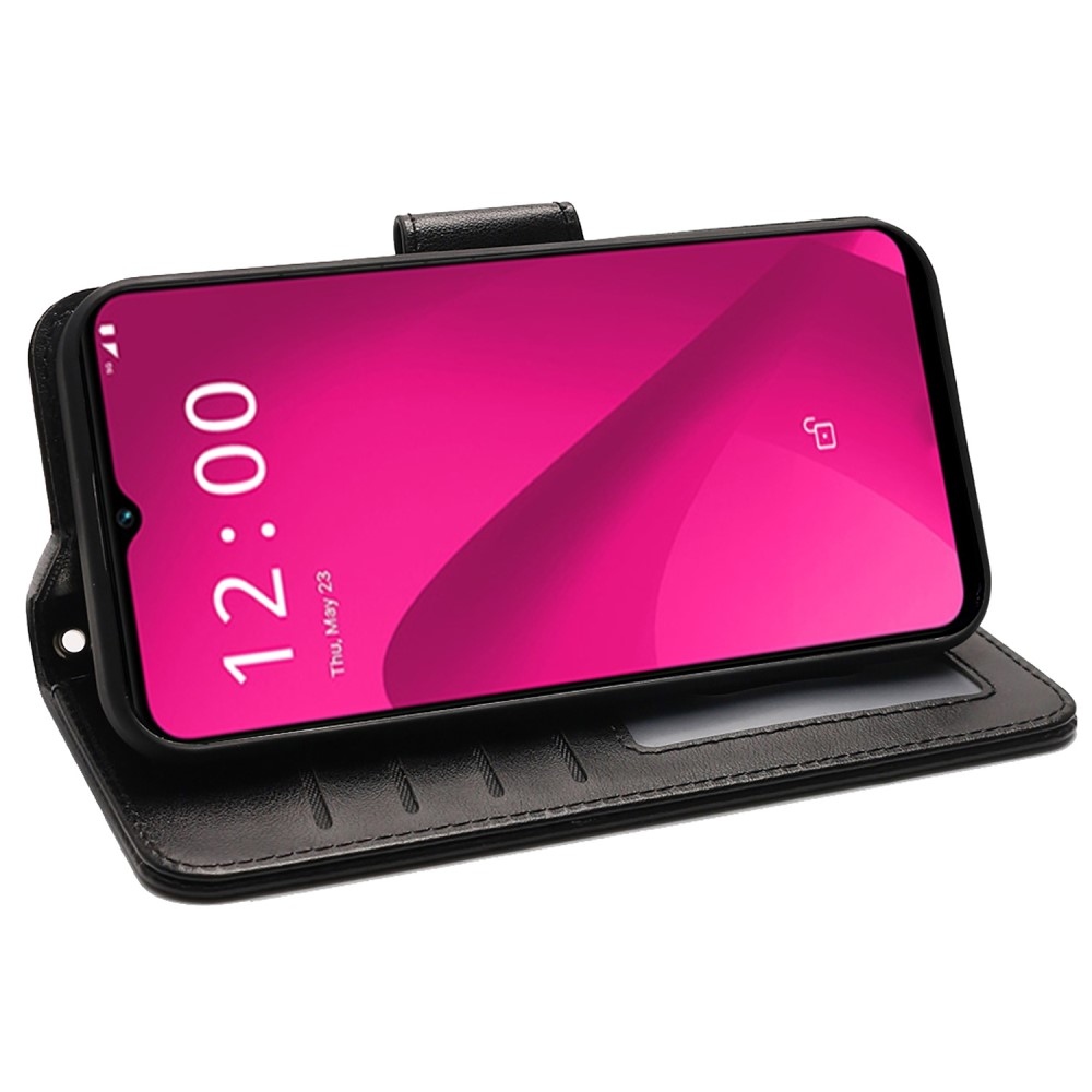 Erős könyves tok a T-Mobile T Phone 2 készülékhez - fekete