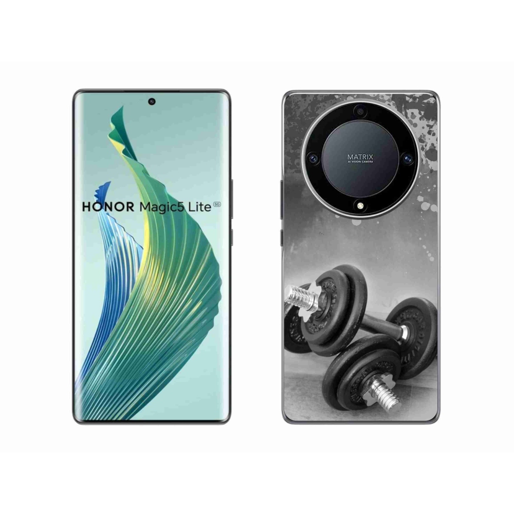 Gél borítás mmCase a Honor Magic 5 Lite 5G számára - súlyzók 1