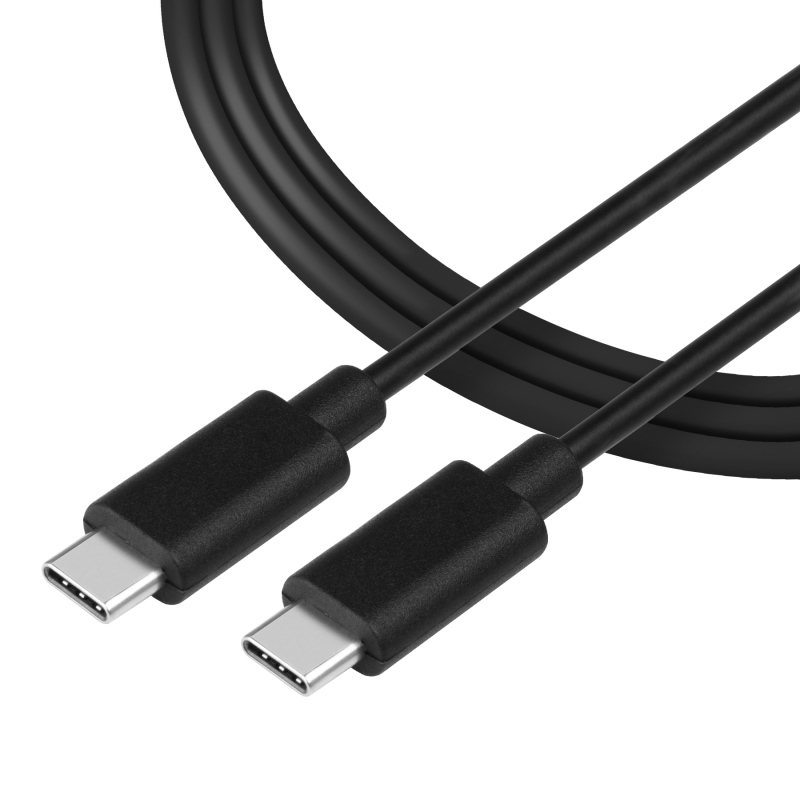 Taktikai sima menetes kábel USB-C/USB-C 2m Fekete