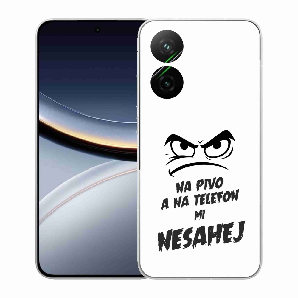 Gél borító mmCase a Xiaomi Poco F7 5G számára - sör motívum 2 fehér háttér