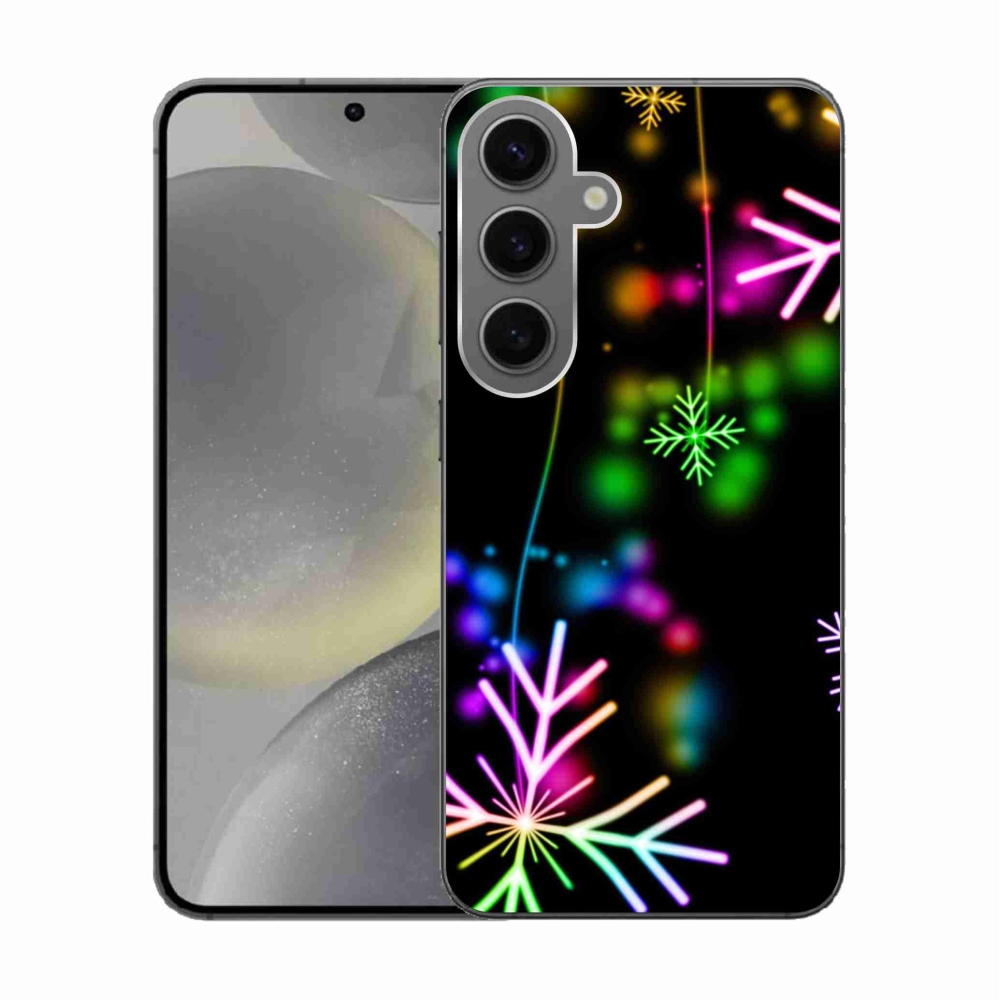 Zselés borítás mmCase Samsung Galaxy S24 készülékhez - színes pelyhekkel