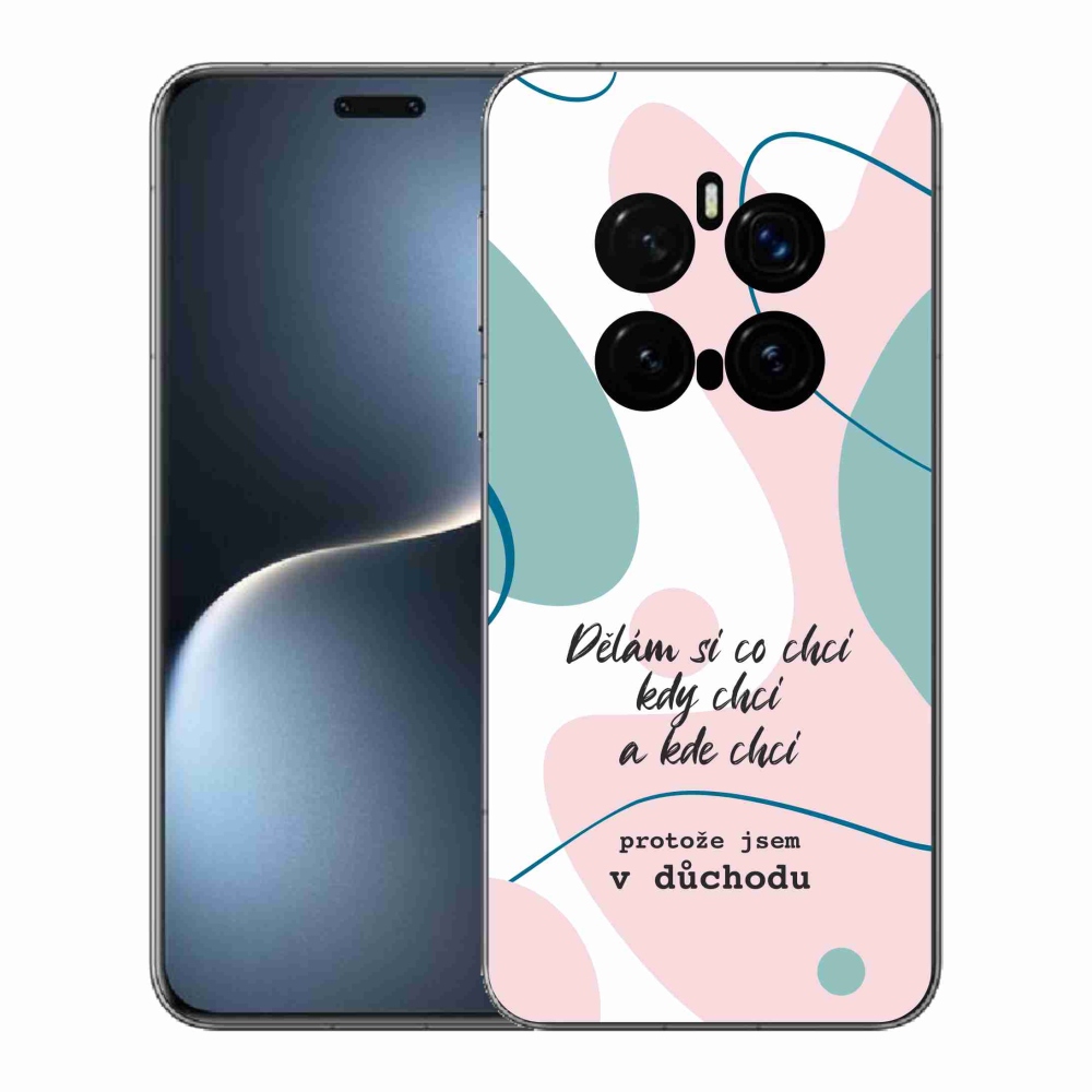 Gél borító mmCase a Honor Magic 7 Pro 5G készülékhez - vicces szöveg 10 fehér háttér