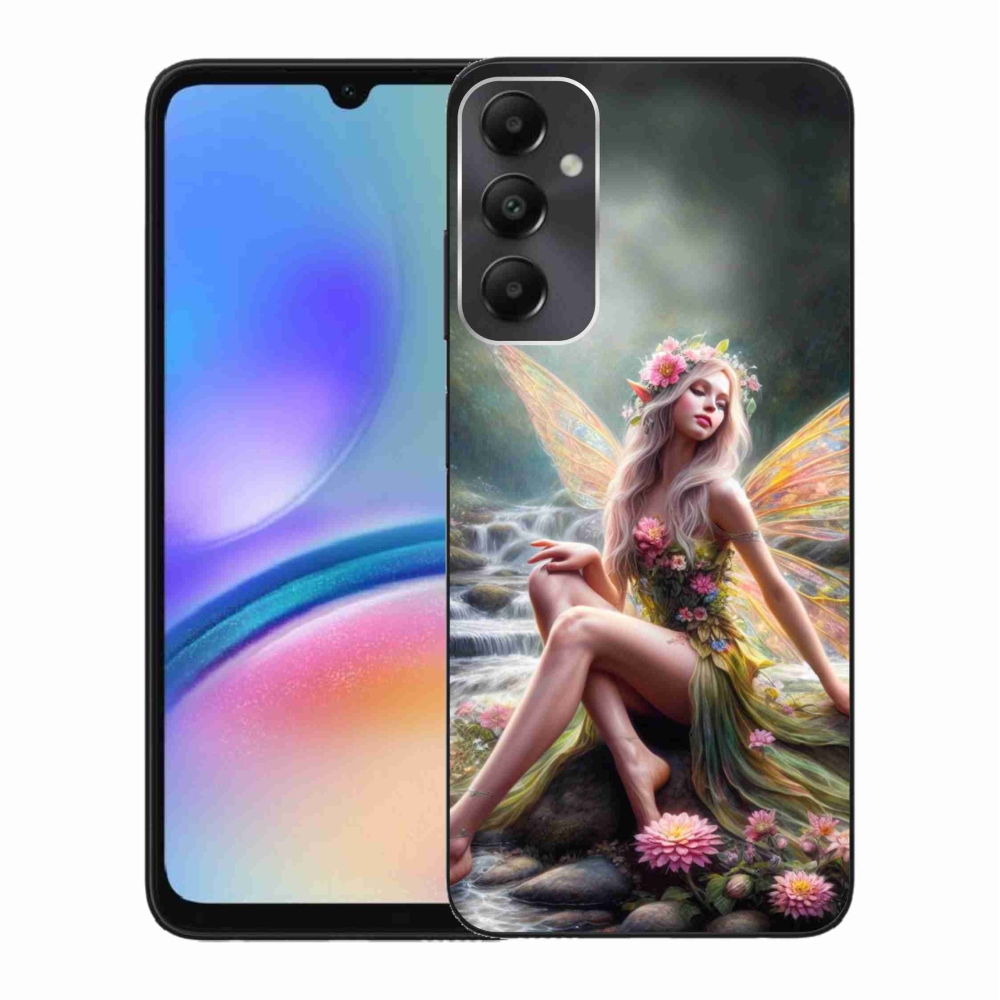 Gél borítás mmCase Samsung Galaxy A05s - pillangó nő 1