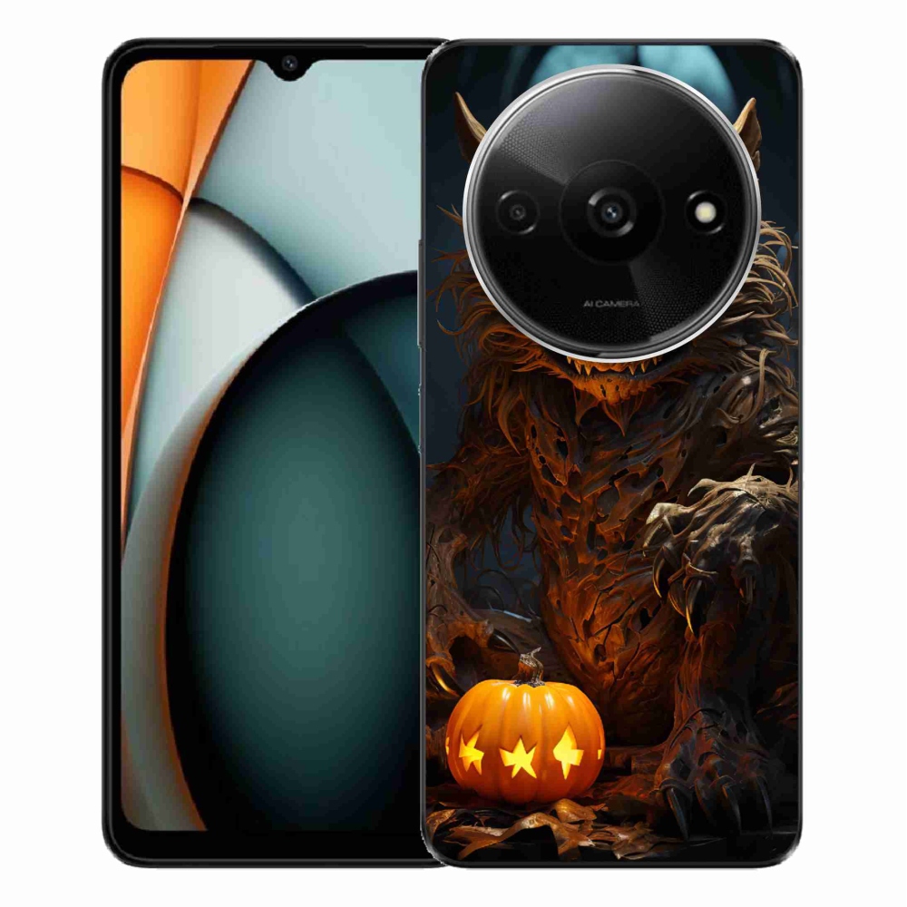 Gél borítás mmCase a Xiaomi Redmi A3-hoz - Halloween szörnyeteg