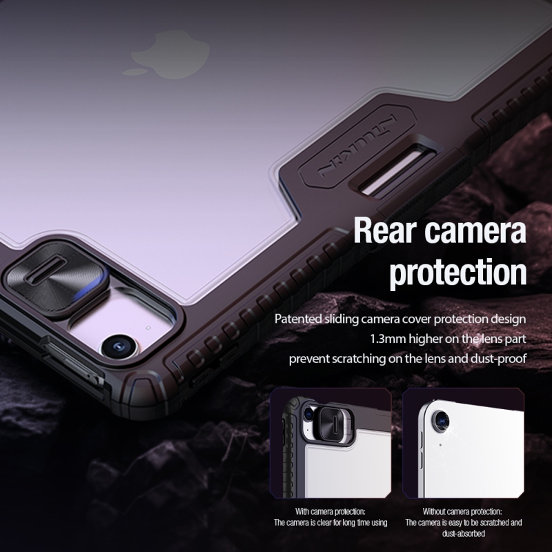 Nillkin Bumper PRO Védő állvány tok többszögű iPad Pro 12.9 2020/2021/2022/ Air 13 2024 fekete