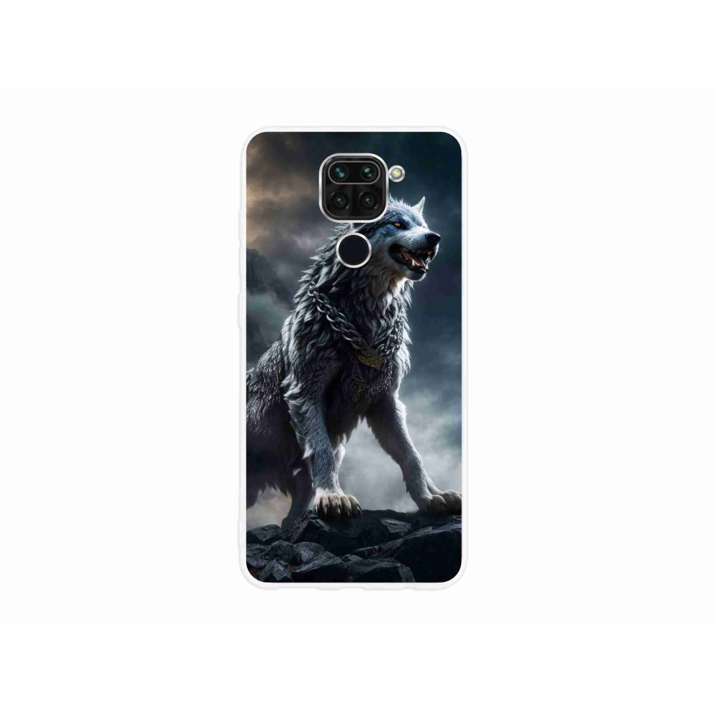 Gél borítás mmCase a Xiaomi Redmi Note 9-hez - farkas 1