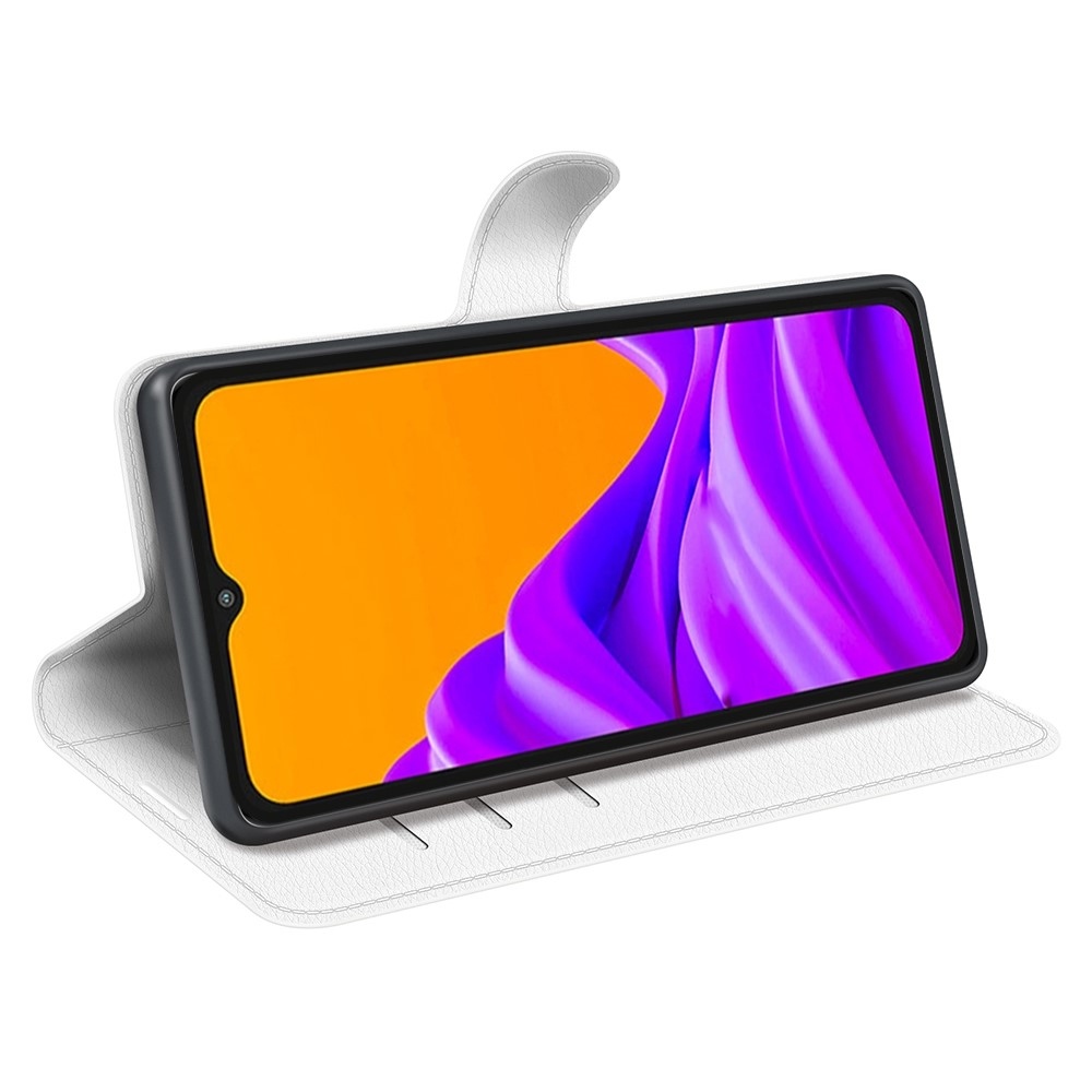 Litchi könyv tok Samsung Galaxy Xcover 7 Pro készülékhez - fehér