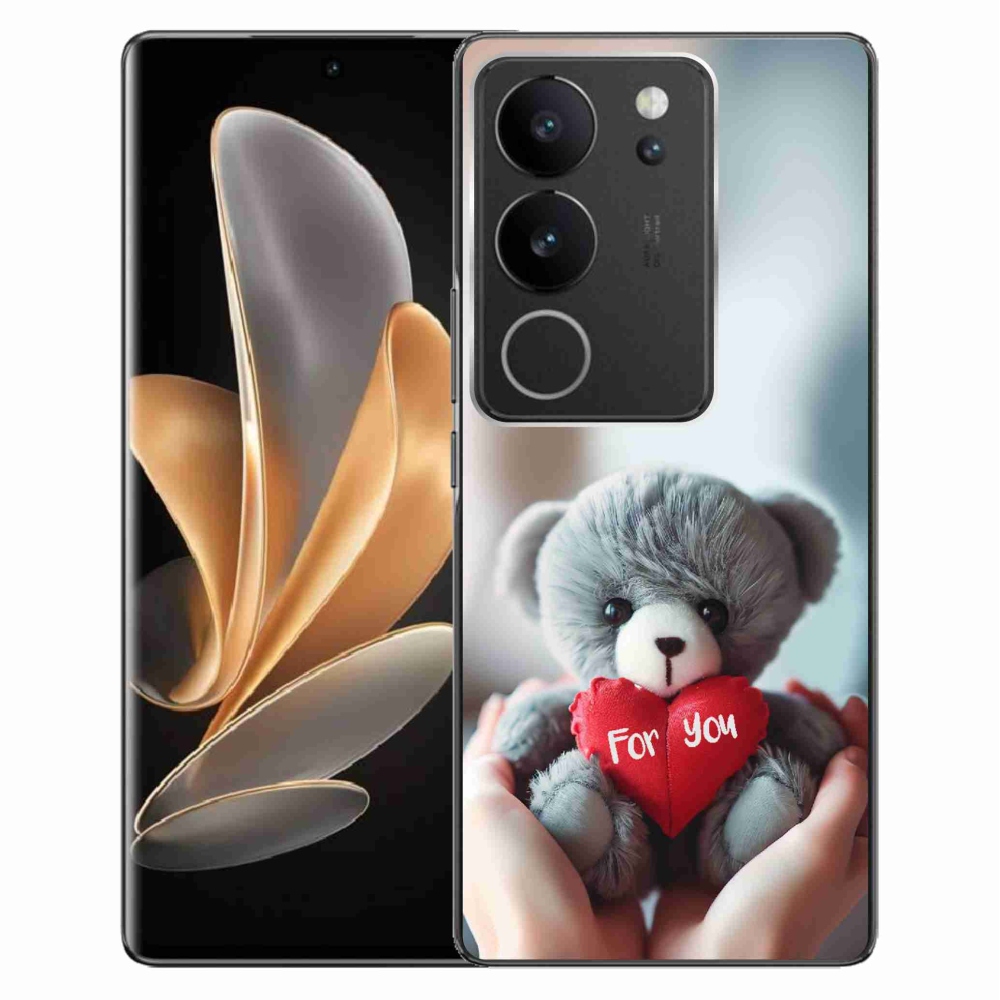 Gélburkolat mmCase a Vivo V29 5G-n - mackó a szerelmeseknek