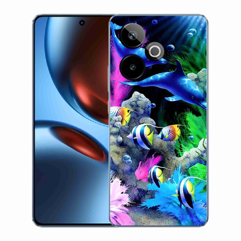 Gél borítás mmCase a Realme GT 7 5G/GT 7T 5G - Sea World számára