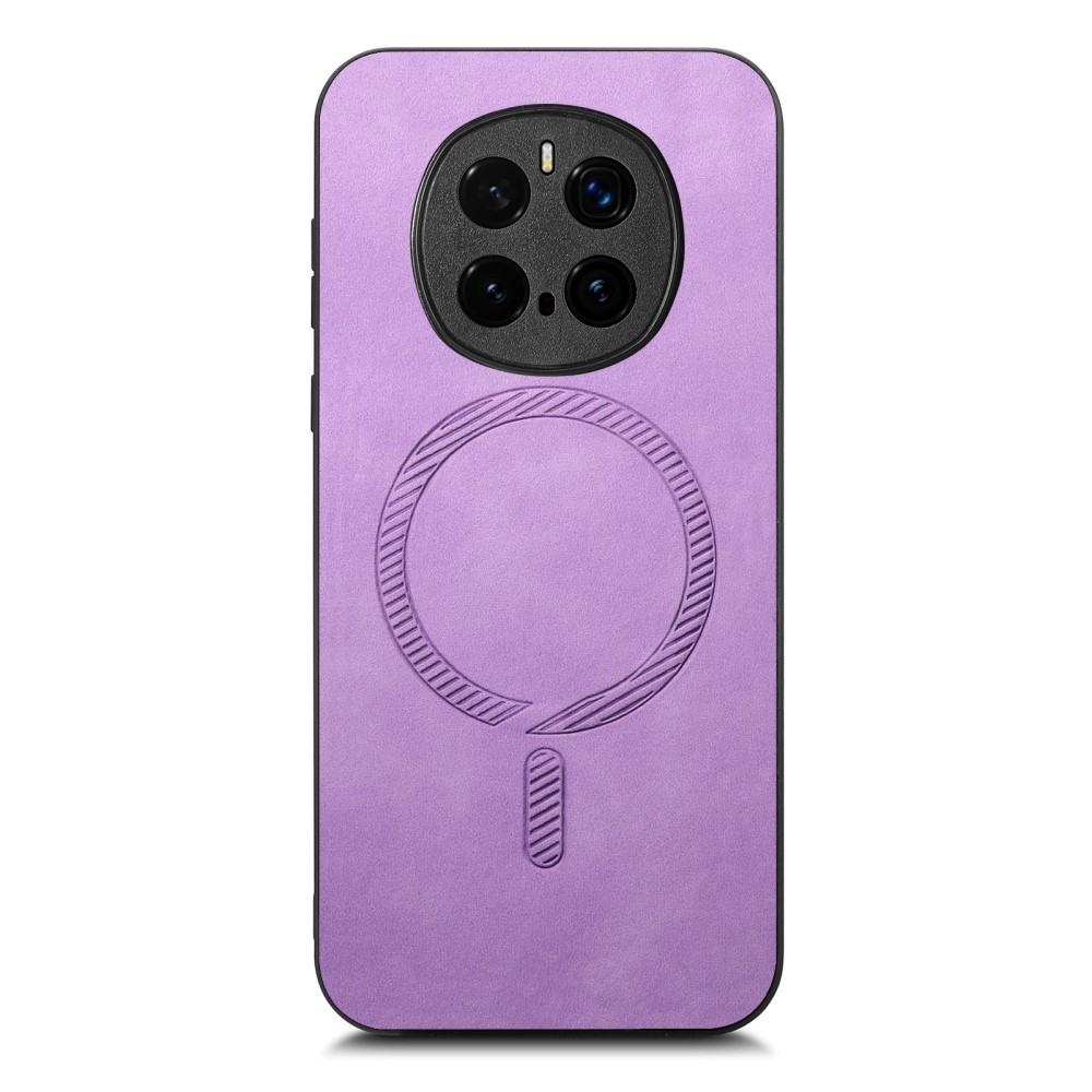 Skiny gél tok műbőrrel és MagSafe támogatással a Honor Magic 7 Pro 5G készülékhez - lila