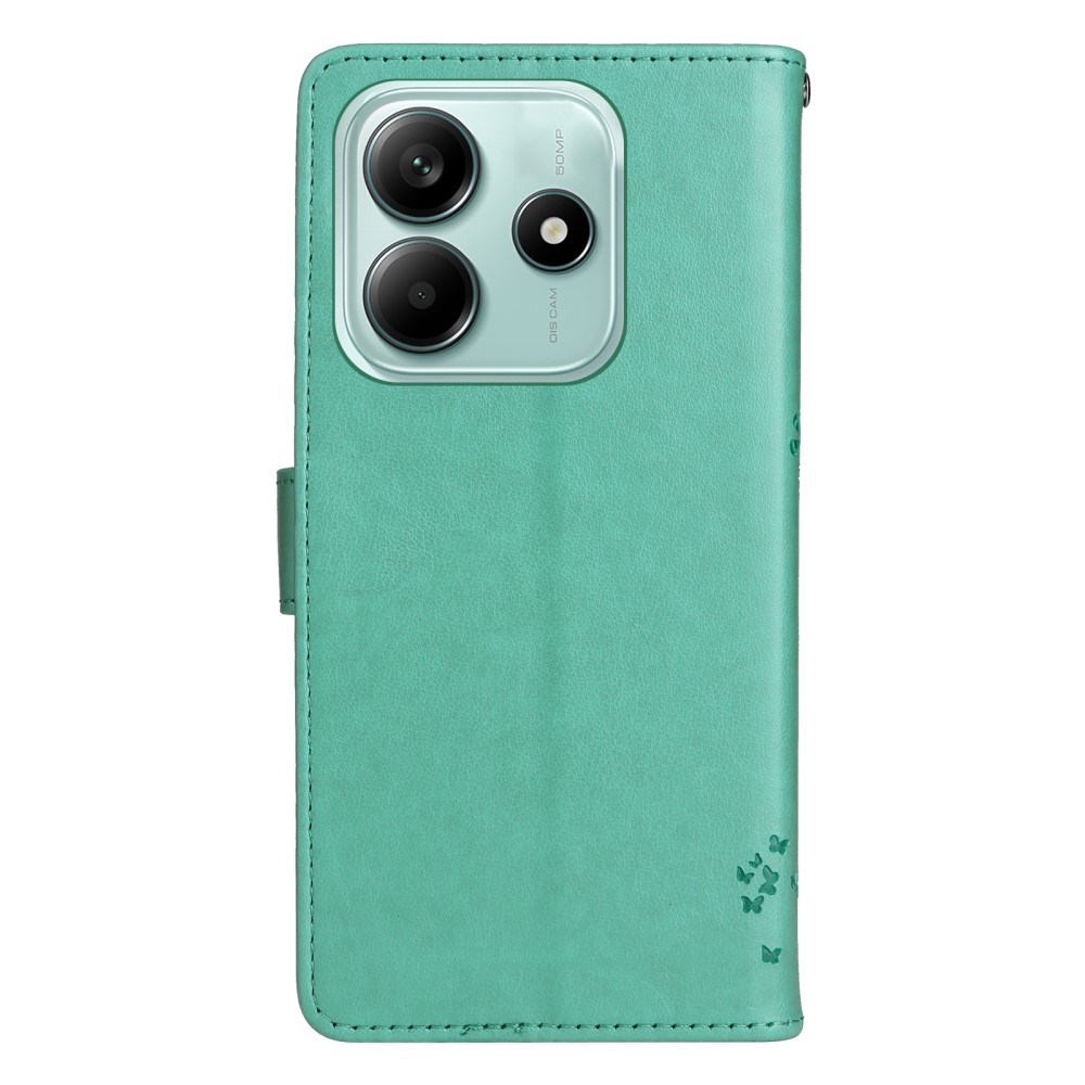 Fák könyve tok Xiaomi Redmi Note 14 5G - teal - teal - kék színű