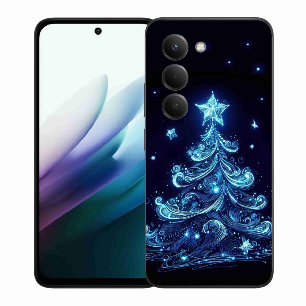 Gél borítás mmCase a Xiaomi Redmi 15 4G/5G (171mm) - neon karácsonyfa 4