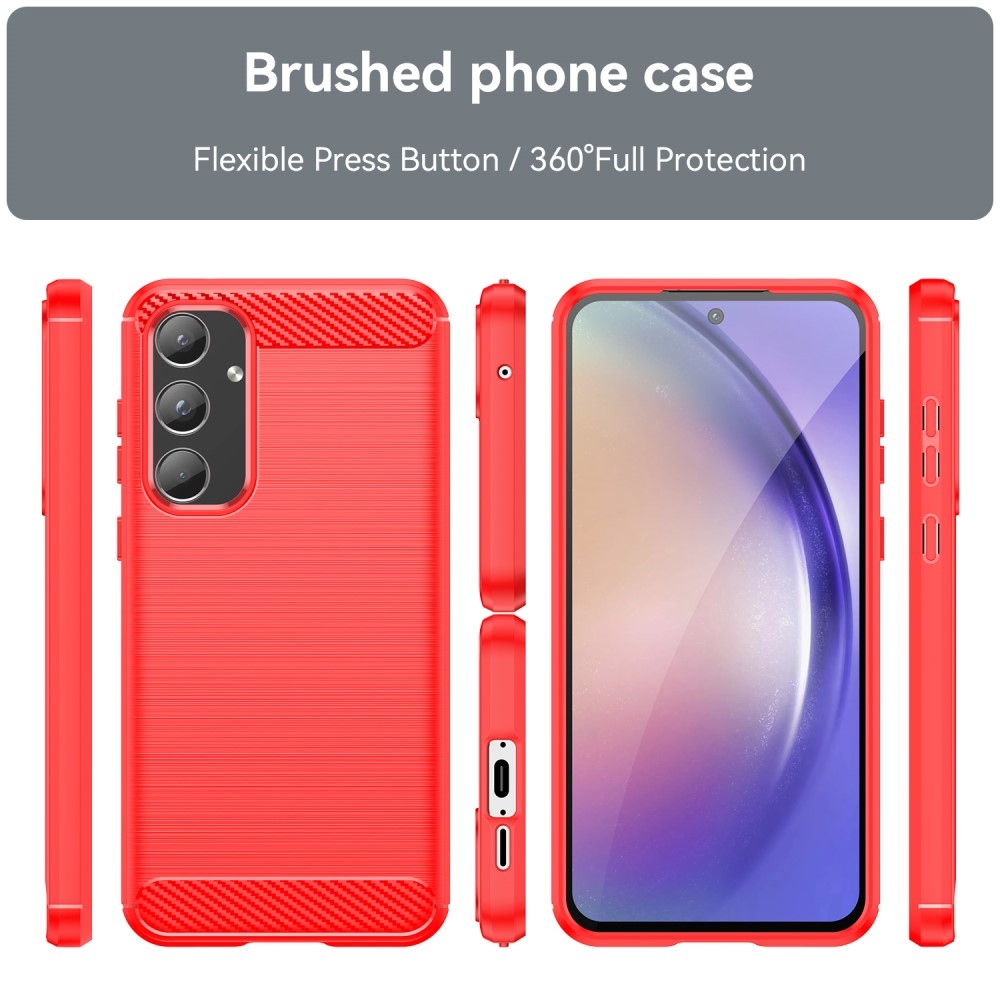 Szénálló zselés tok Samsung Galaxy A55 5G - piros