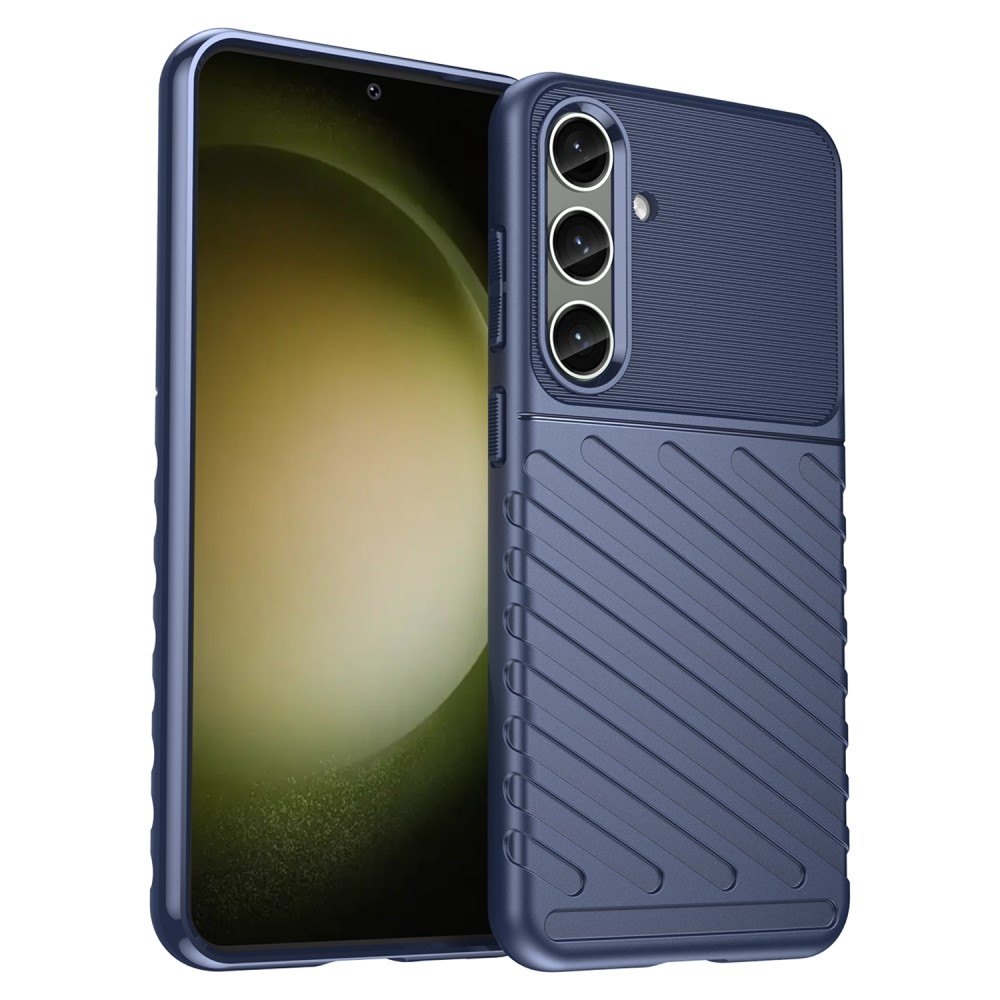 Thunder tartós zselés tok Samsung Galaxy S24+/S25+ készülékhez - kék