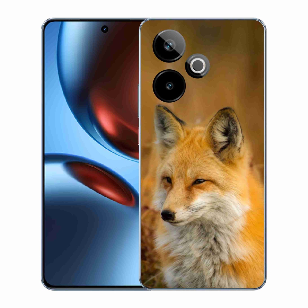 Zselés borítás mmCase a Realme GT 7 5G/GT 7T 5G számára - rókarajz